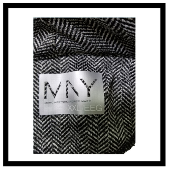 Andrew Marc Performance Zip Jacket XXL BLACK WHITE - Picture 3 of 6